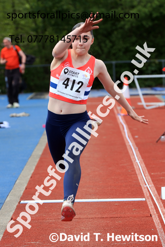 Triple Jumb, 2026 North Eastern Track and Field Champs, Shildon, County Durham. Photo: David T. Hewitson/Sports for All Pics